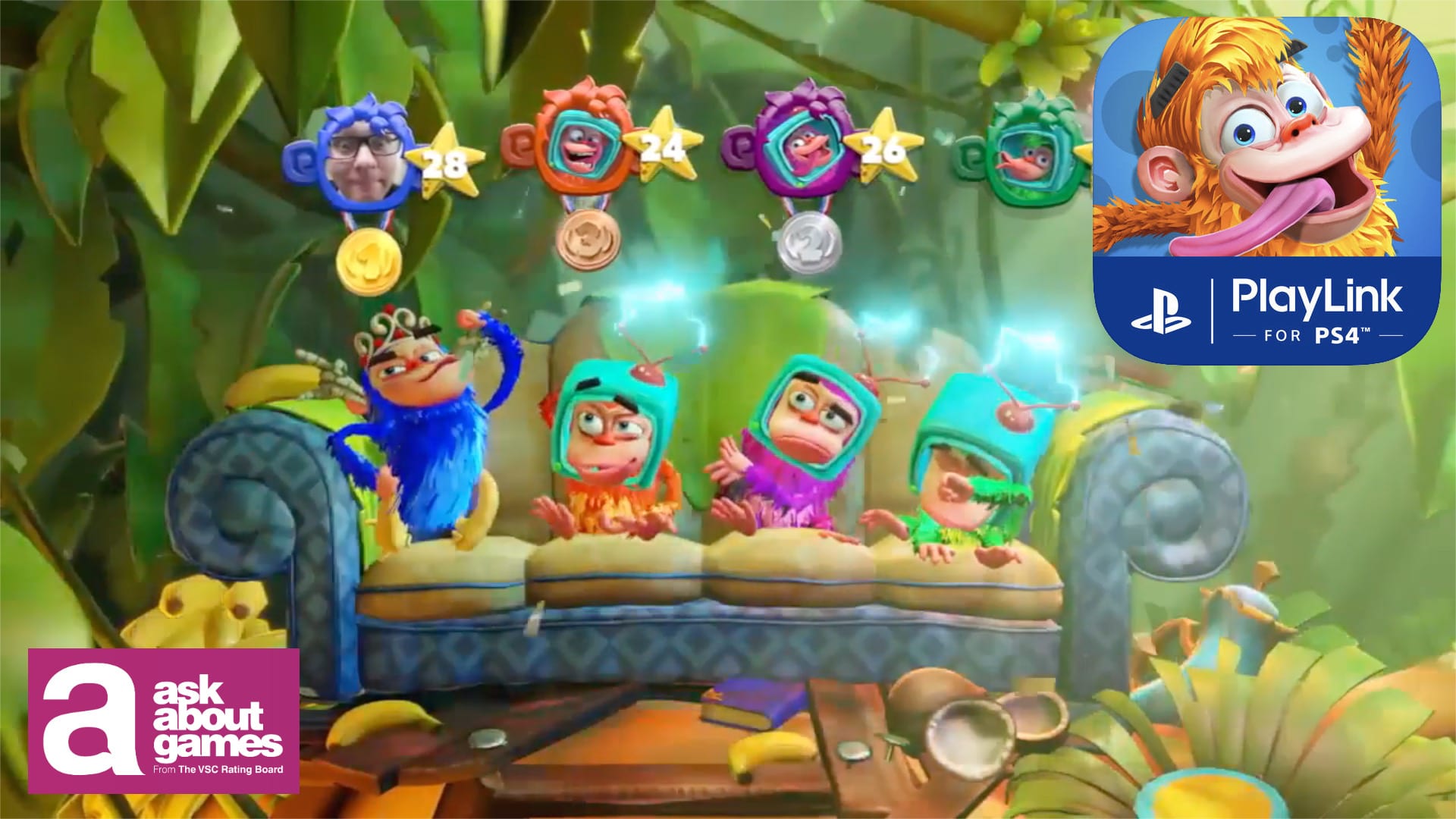 Featured Image for Smith Family: Chimparty One Button Battles
