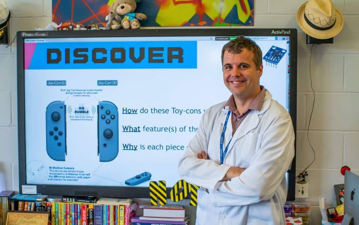 Featured Image for Mr McGivern: Classroom Gaming Encourages Wellbeing, Learning and Social Skills